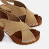 SANDALES TALIA/VEL TAUPE
