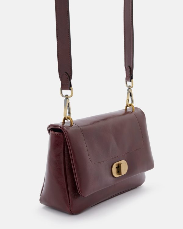SAC CUIR GALI GRENAT - Image 2