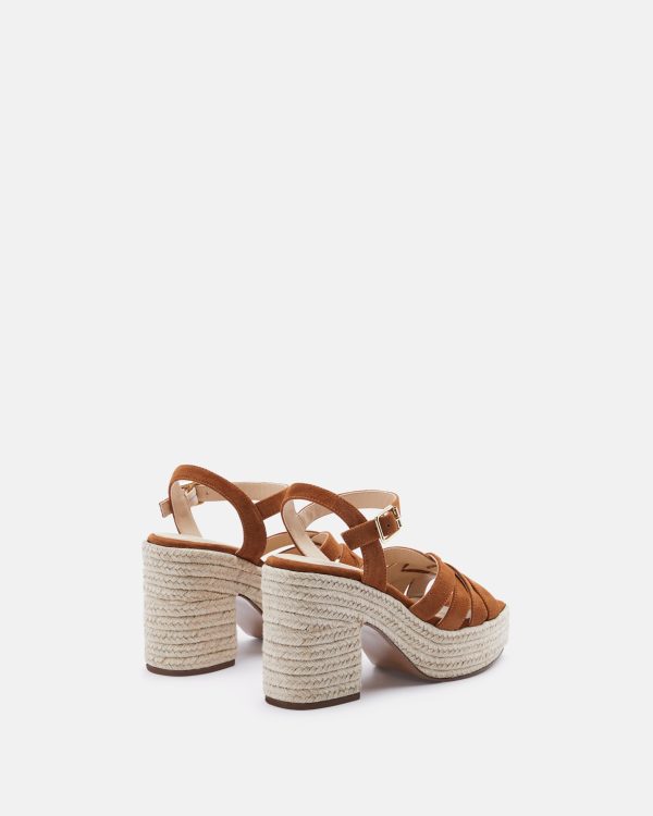 SANDALES JUTIA/VEL COGNAC - Image 2