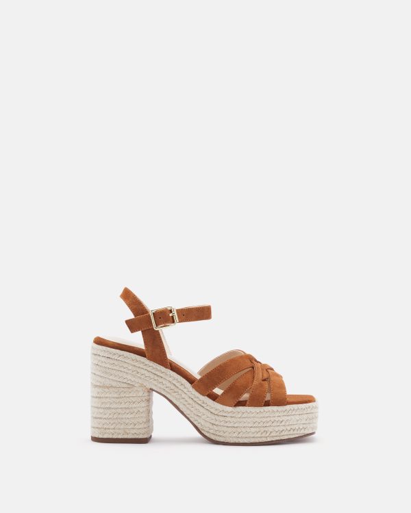 SANDALES JUTIA/VEL COGNAC - Image 3