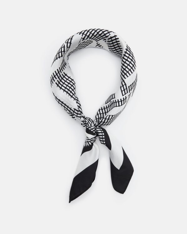 FOULARD DIANA NOIR BLANC - Image 3