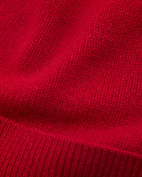 BONNET EMILIA CACHEMIRE ROUGE - Image 2