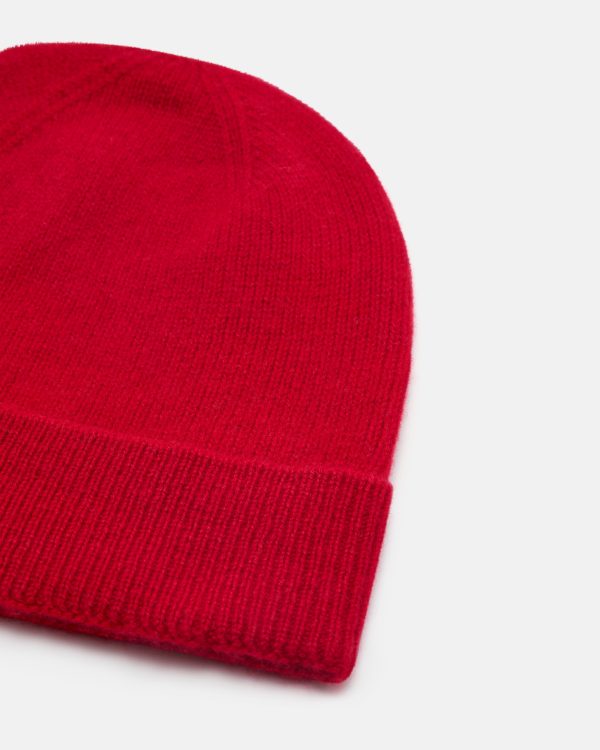 BONNET EMILIA CACHEMIRE ROUGE - Image 3