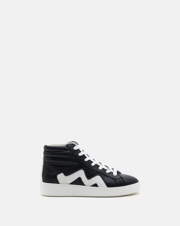 TENNIS CARLA/WOOL NOIR BLANC - Image 2