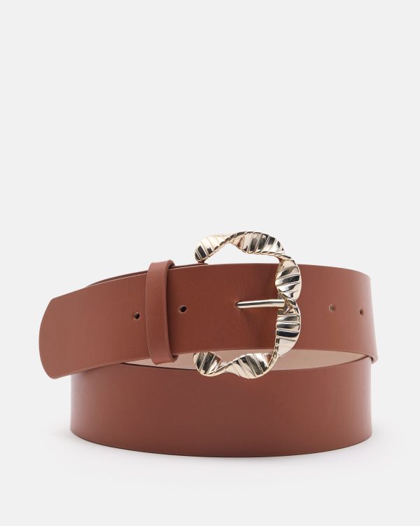 CEINTURE KIMI COGNAC