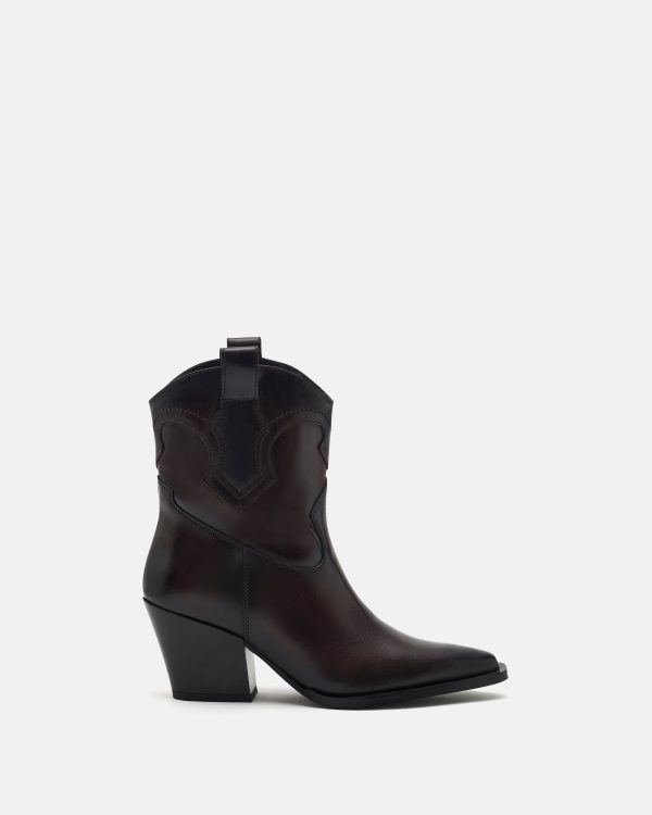 BOTTINES DAKOTA CHOCOLAT - Image 2