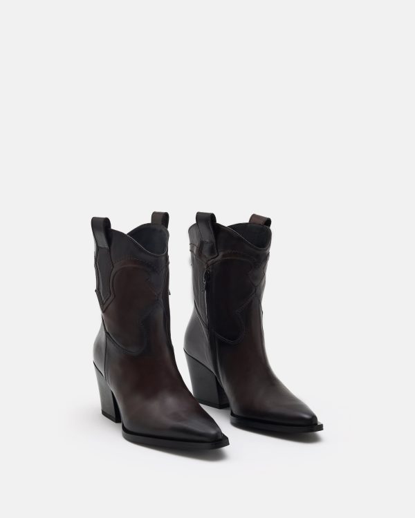 BOTTINES DAKOTA CHOCOLAT - Image 3