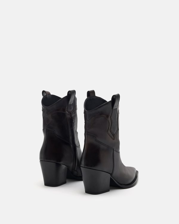 BOTTINES DAKOTA CHOCOLAT - Image 4