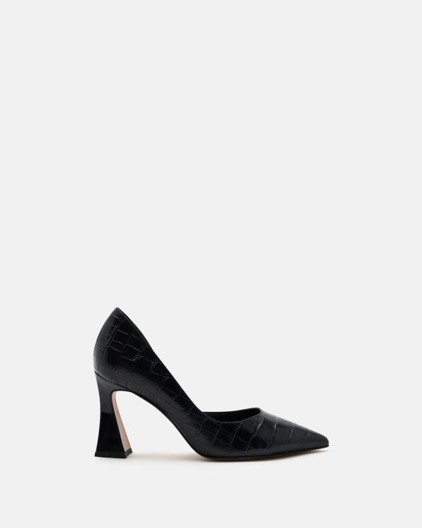 ESCARPINS JASMY/CROCO NOIR - Image 4