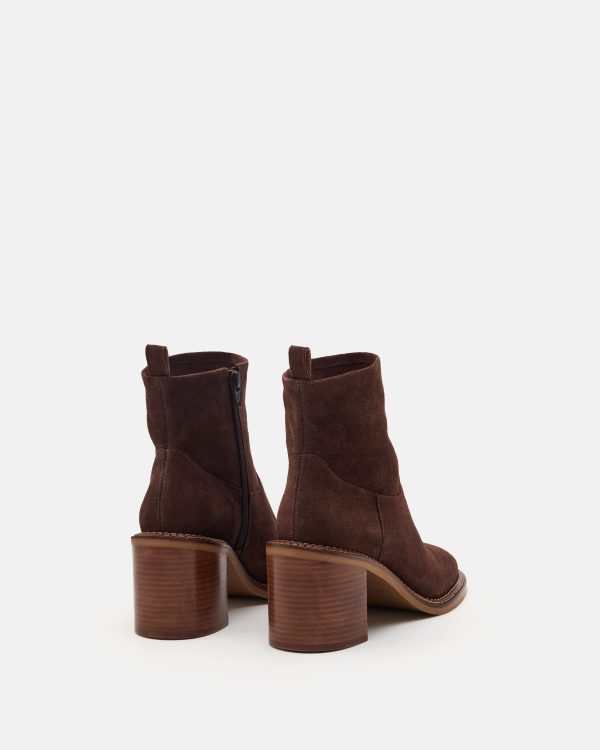 BOTTINES KAIALA/VEL CHOCOLAT - Image 3
