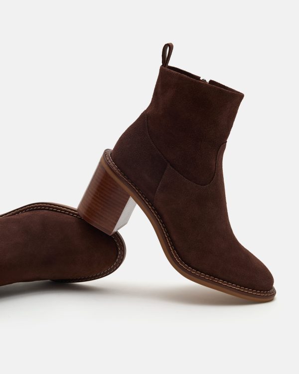 BOTTINES KAIALA/VEL CHOCOLAT - Image 4
