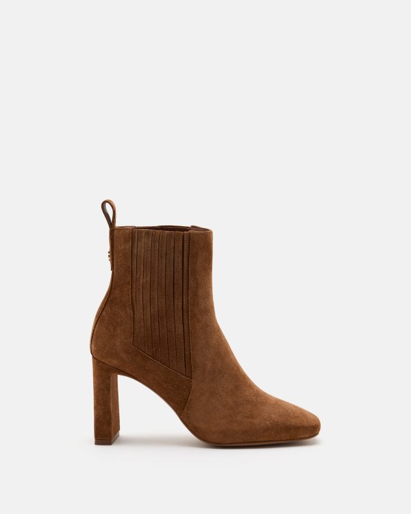 BOTTINES KAMERON/VEL COGNAC