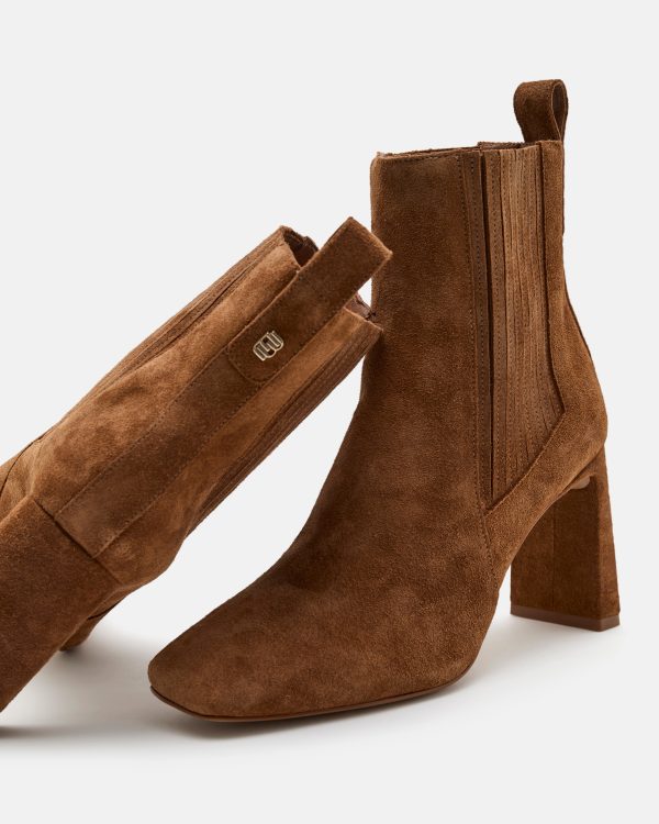 BOTTINES KAMERON/VEL COGNAC - Image 4