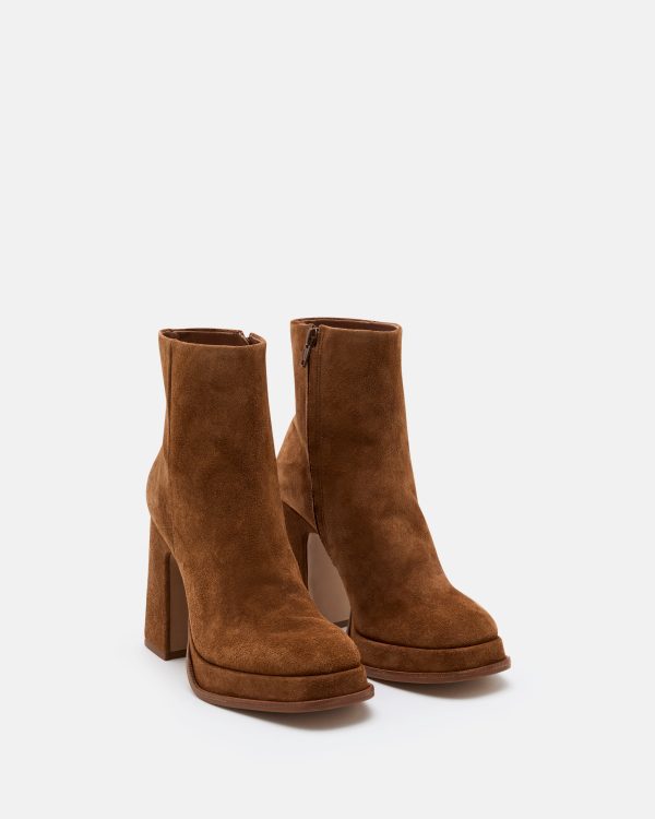 BOTTINES KATYA/VEL COGNAC - Image 2