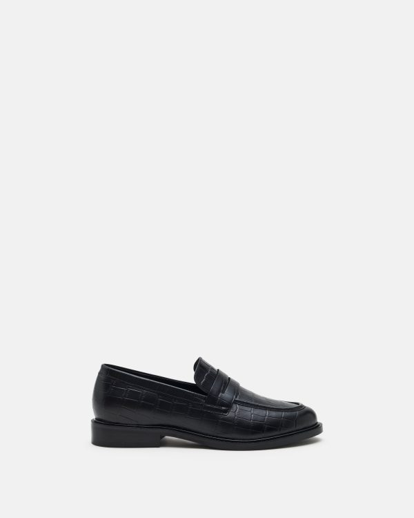 MOCASSINS MANILLE/CROCO NOIR - Image 2