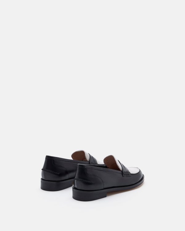 MOCASSINS MAURINE NOIR ÉCRU - Image 3
