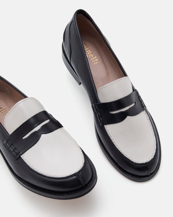 MOCASSINS MAURINE NOIR ÉCRU - Image 4