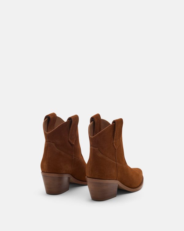BOTTINES MENDOCINO/VEL COGNAC - Image 4
