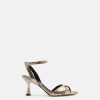 SANDALES NOEMIE/MET PLATINE