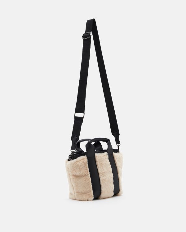 SAC MOYEN VOLUME BAYA/FUR ÉCRU - Image 3